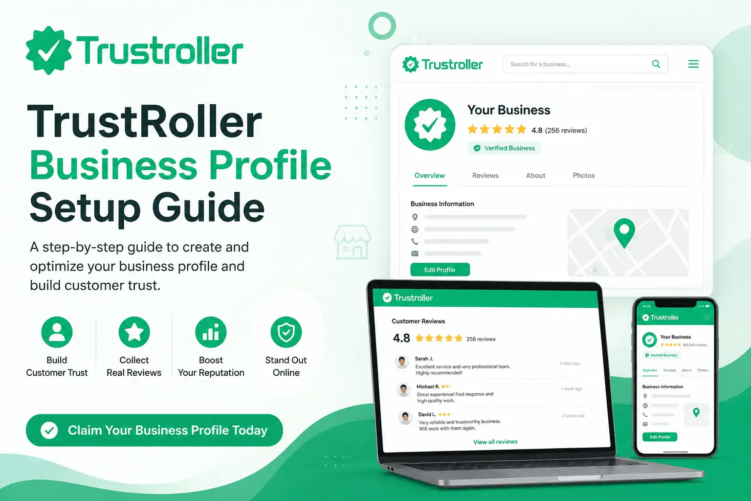 TrustRoller Business Profile Setup Guide