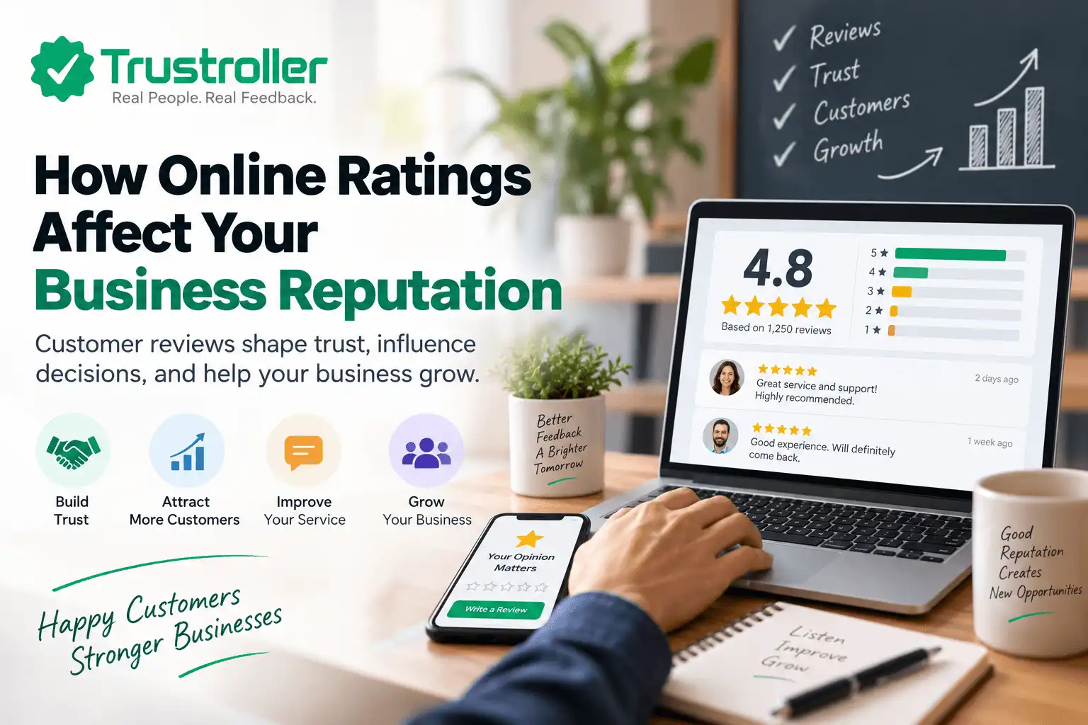 How Online Ratings Affect Your Business Reputation