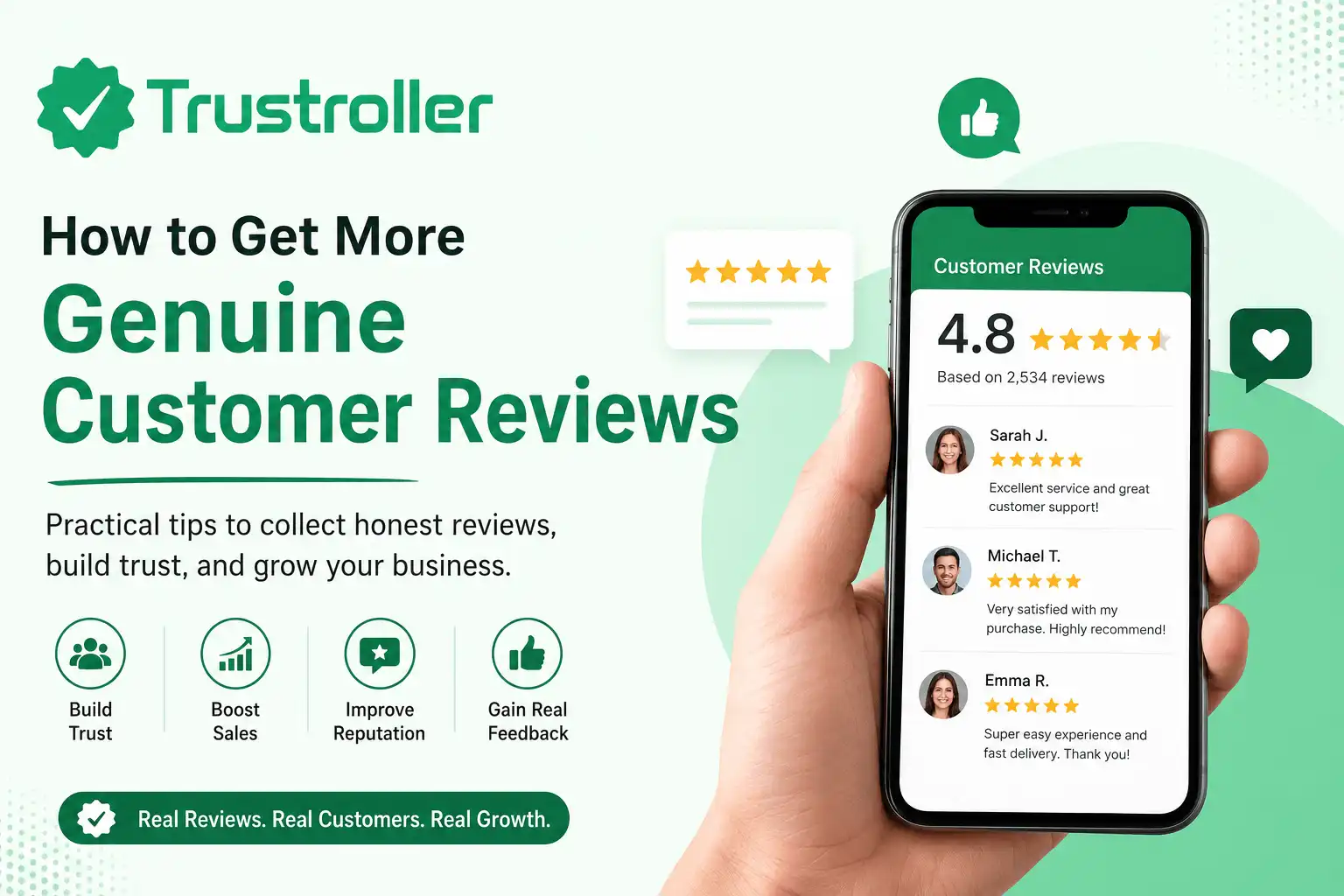 How to Get More Genuine Customer Reviews