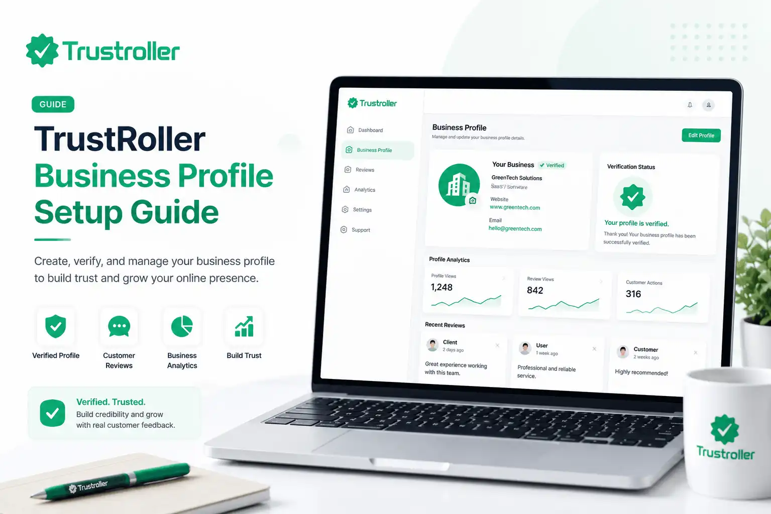 TrustRoller Business Profile Setup Guide for Beginners