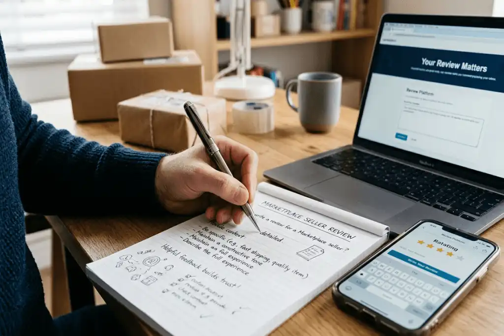 How to Write a Review for a Marketplace Seller